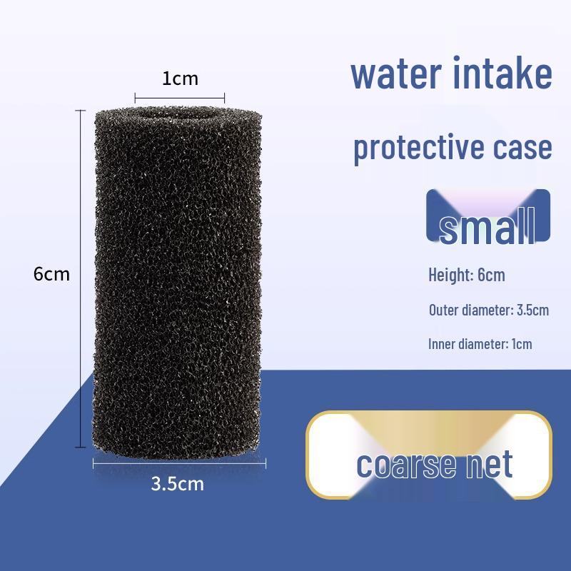 

Аквариумный водопадный фильтр с губкой против всасывания - Защищает мелких рыб, креветок, личинок и песок, Идеально подходит для водяных насосов