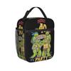 Teenage Turtles Pizza Party Insulated Lunch Bag Ninja Turtles Meal Container Cooler Bag Tote Lunch Box School Storage Bags