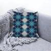 Classic Plaid Pattern Cushion Cover Premium Comfort Reversible Pillow Cove Two In One Design for Any Room  Car Interior