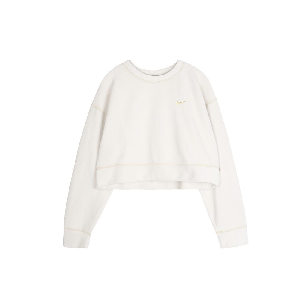 Nike Sweatshirts Women's Gold Crew Neck Moderate Regular CU6094-104