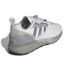 adidas Scarpe da ginnastica unisex ZX 2K Boost Safety First Bianco Bianco Nuvola Argento Metallizzato GY1208