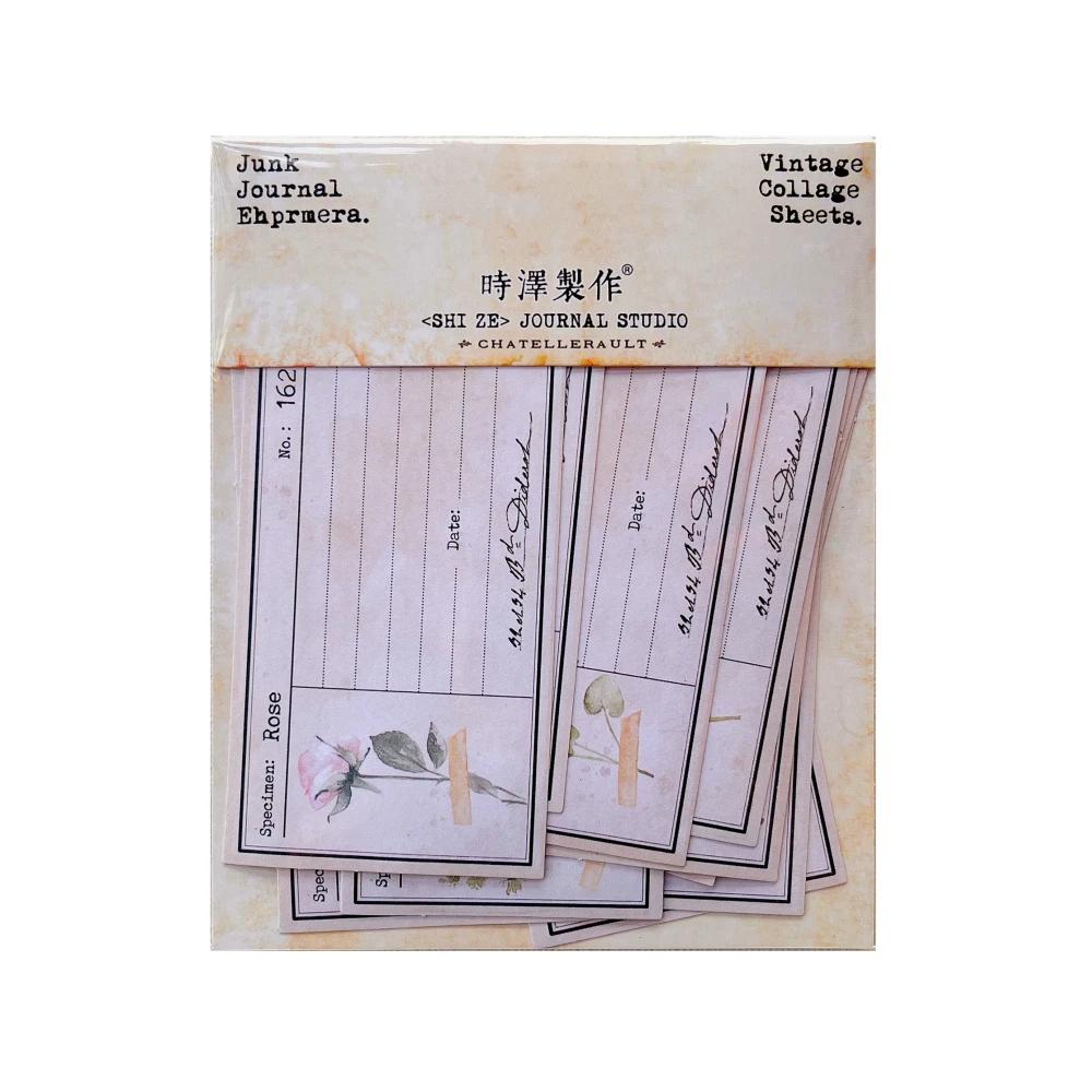 

Simple Specimen Plant Tag Label Herbarium Stickers Travel Junk Journal Stickers Scrapbooking Craft Diary Album Decorative