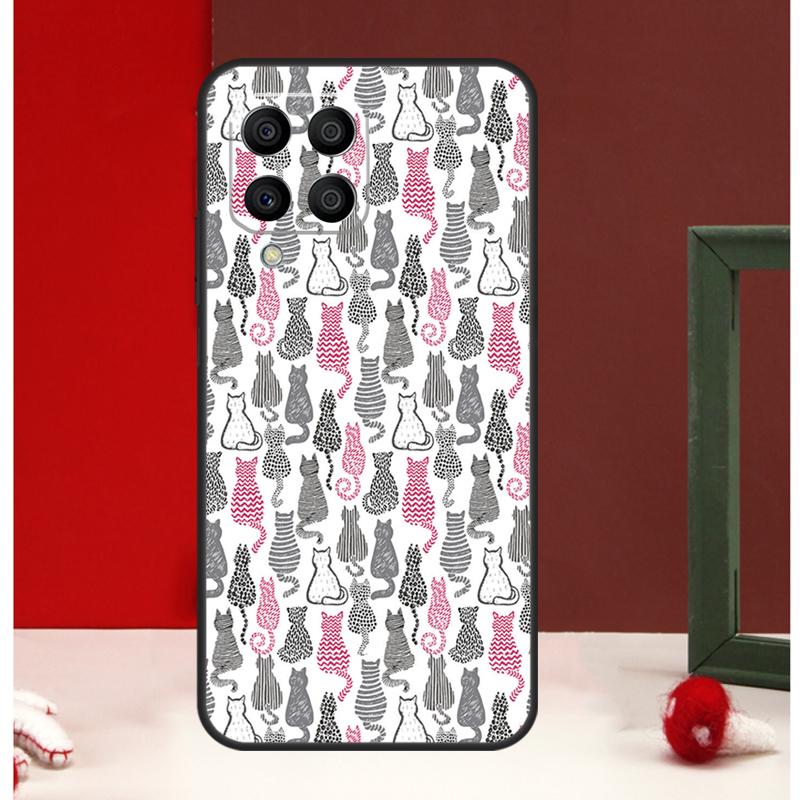 Lustige Katzen-Collage Hülle Für Samsung Galaxy M56 M36 M16 M31 M21 M13 M33 M53 M15 M35 M55 M12 M32 M52 M14 M34 M54