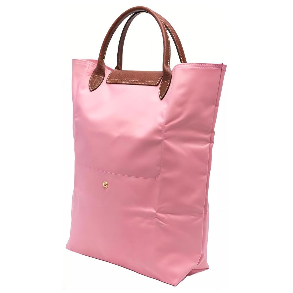 Longchamp Le Pliage Medium Handbag With Gold Fastening Women Handbags Cotton-Candy 10168089P92