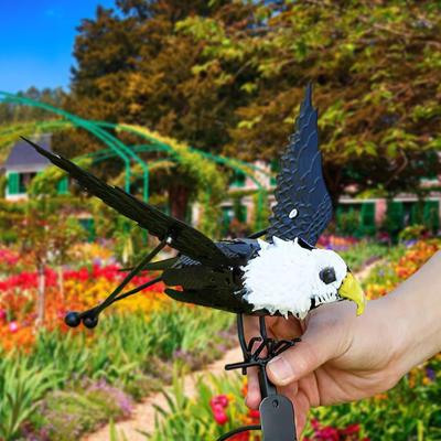 Garten-Schaukel Windskulptur Adler-Pfahl Realistische Dekoration Kreative Figur Vogel