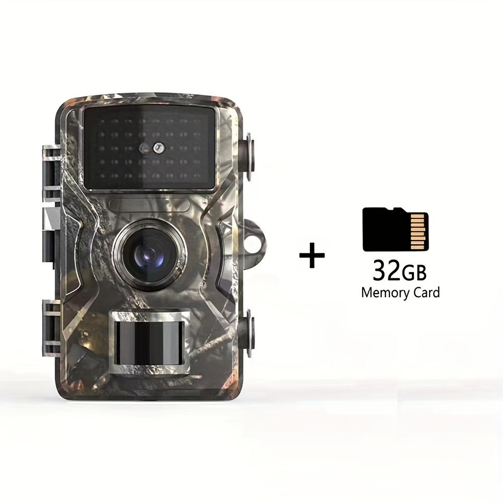 1pc Hunting Camera With 2-Inch Screen, HD Wildlife Trail Camera, Waterproof Night Vision PIR 10m, 0.8s Trigger Motion Activated