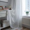 Jacquard Hollowed Out White Curtain American Rural Translucent Pastorale Living Room Balcony Bedroom Bay Window Artistic Curtain