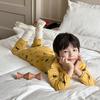 Kids Cotton Long Sleeve Homewear Boys Girls Antibacterial Warm Sleepwear