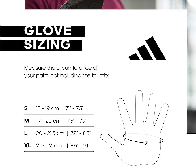 Adidas Performance Training Aero Lady Material and Women's Gloves, (Sweat-Wicking, Quick-Drying, Breathable, Warm), White/Grey, Medium, ADGB-13254