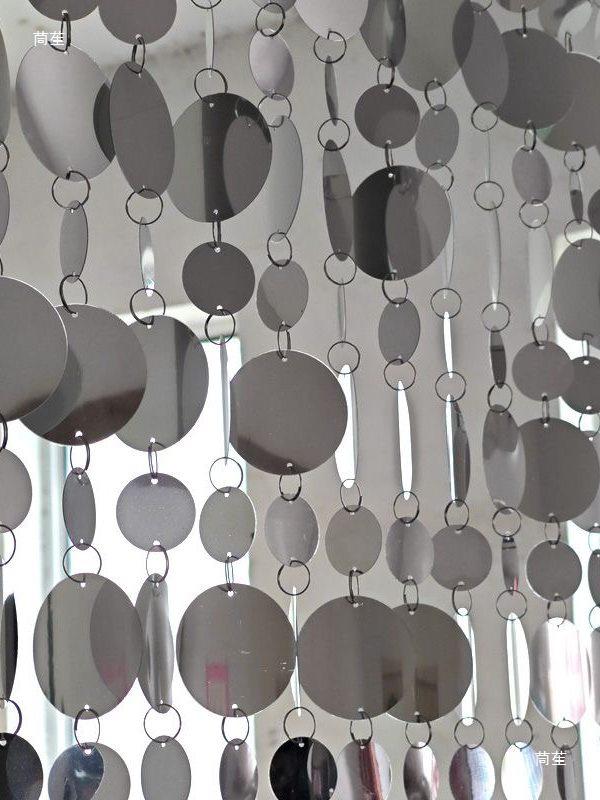 Silver and Gold Sequin String Curtain for Weddings - Beaded Decoration for Backgrounds and Ceilings