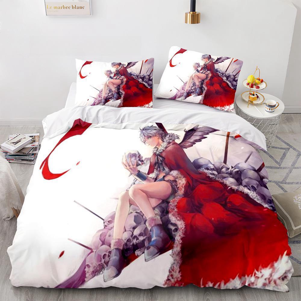 Fashion Anime HUNTER×HUNTER Bedding Set Single Twin Full Queen King Size Bed Set Adult Kid Bedroom Duvetcover Sets Home Textiles