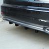 Universal Rear Bumper Lip Diffuser Shark F Bumper Shark F Cover Trim Spoiler -Black 4PCS
