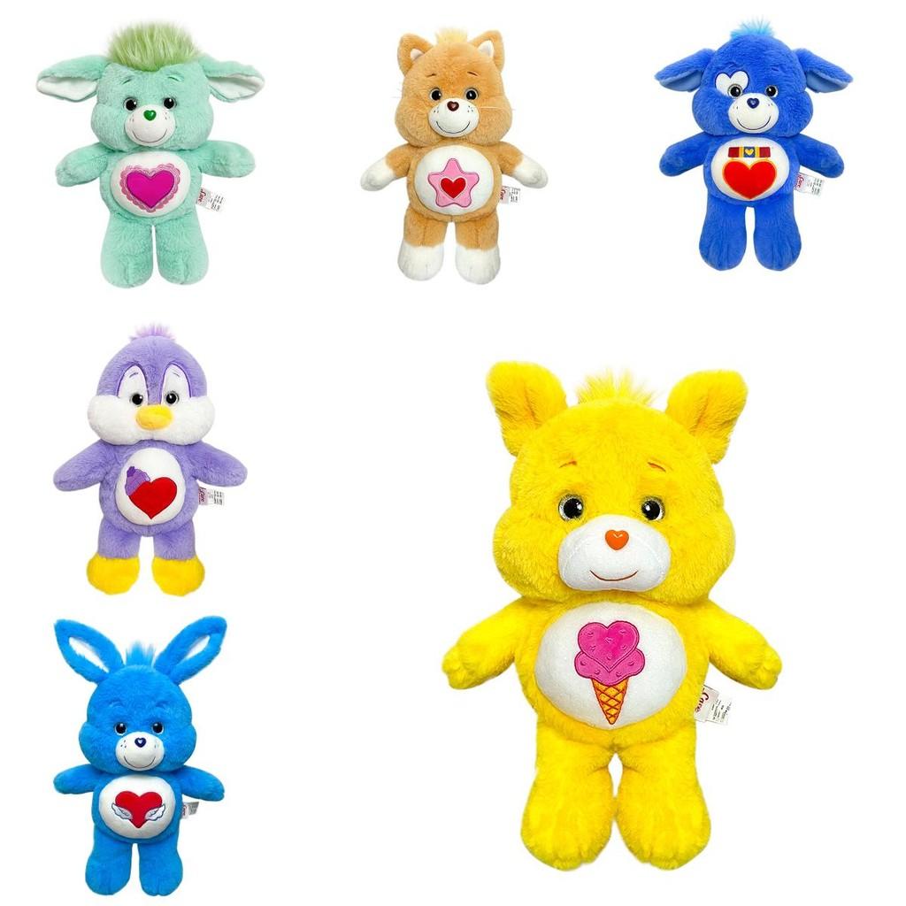 Soft And Cuddly Care Bears Plush Toy Series Including Heart Animal Friends In Rainbow Colors