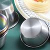 Stainless Steel Round Dipping Sauce Cup for Fries, Salad, and Seasoning