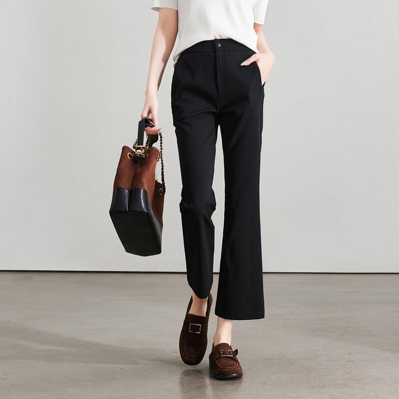 SOFSIL Women s High-Waist Micro-Flare Trousers