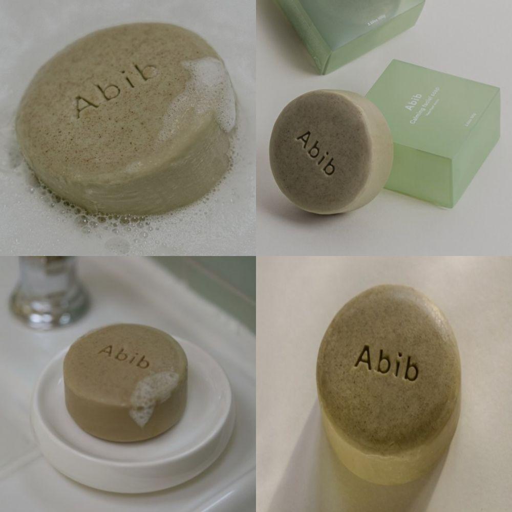 ABIB Heartleaf Calming Facial Soap Stone Gentle Cleansing Bar Soothing Face Cleanser 100g