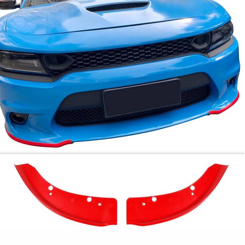 Car Front Bumper Lip For Dodge Charger 2015-2021 Hellcat/SRT 392 / Scat Pack/RT Scat Pack/GT/RT Splitter Protector Trim