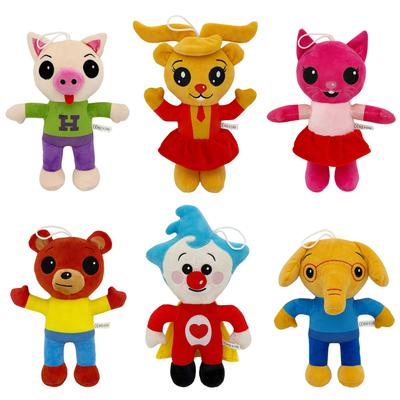 Anime Plush Toys Magician Joker Hero Elephant Bear Plushies Dolls Cartoon Growing Together Gift Plim Cuddly Stuffed Fluffy Huggable Kawaii Comfort