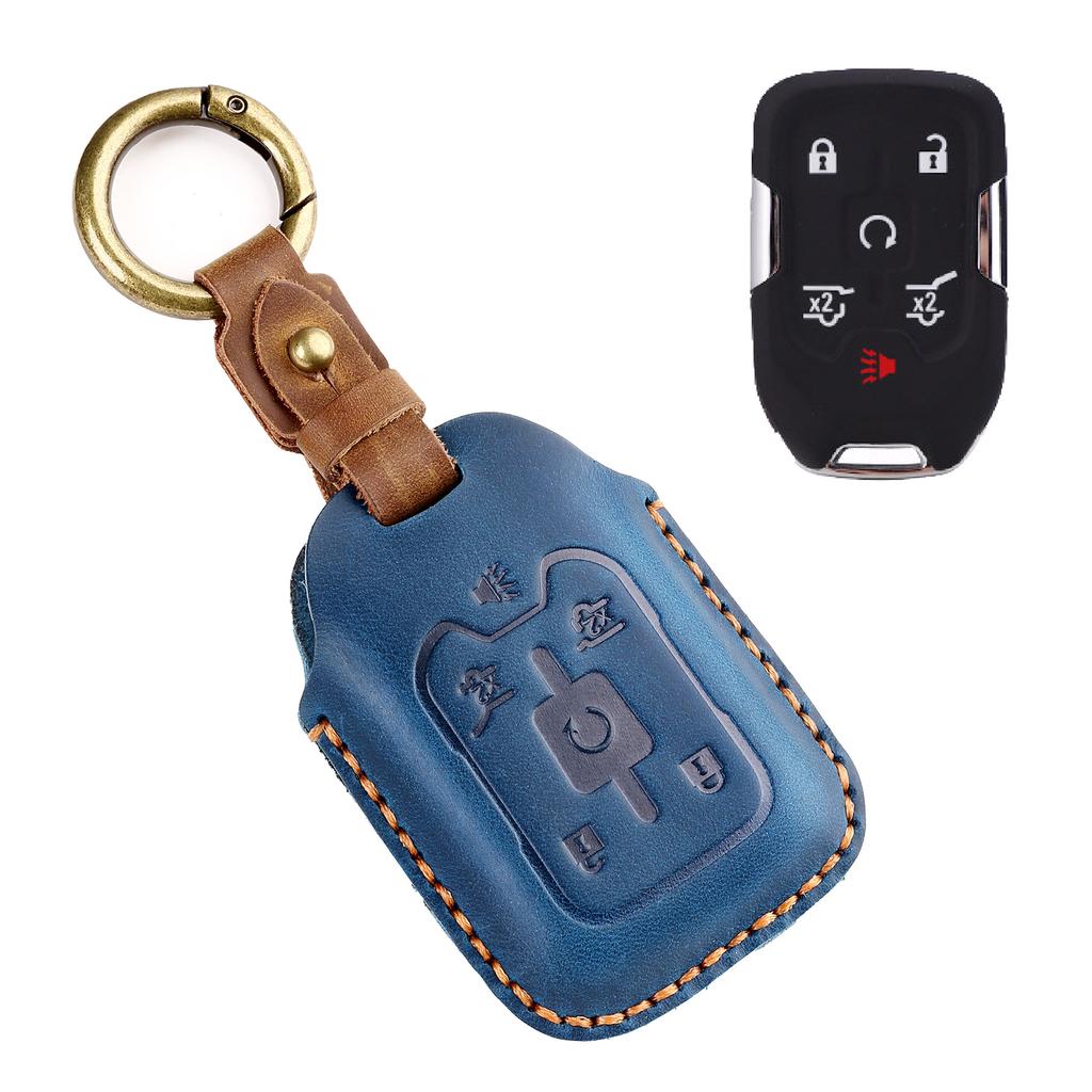 Kožený obal na klíčenku pro CHEVROLET Silverado GMC