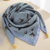 Women's Magnetic Buckle Cotton Scarf - Stylish, Lightweight, Comfortable Neck Protection