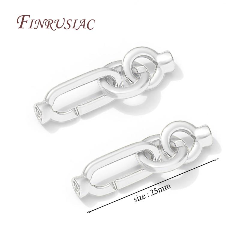 18K Vergoldete Verschlüsse Für Armbänder, Messing-Karabiner Für Halsketten Herstellung Zubehör, Verbindungsstücke Verschlüsse DIY Schmuckzubehör