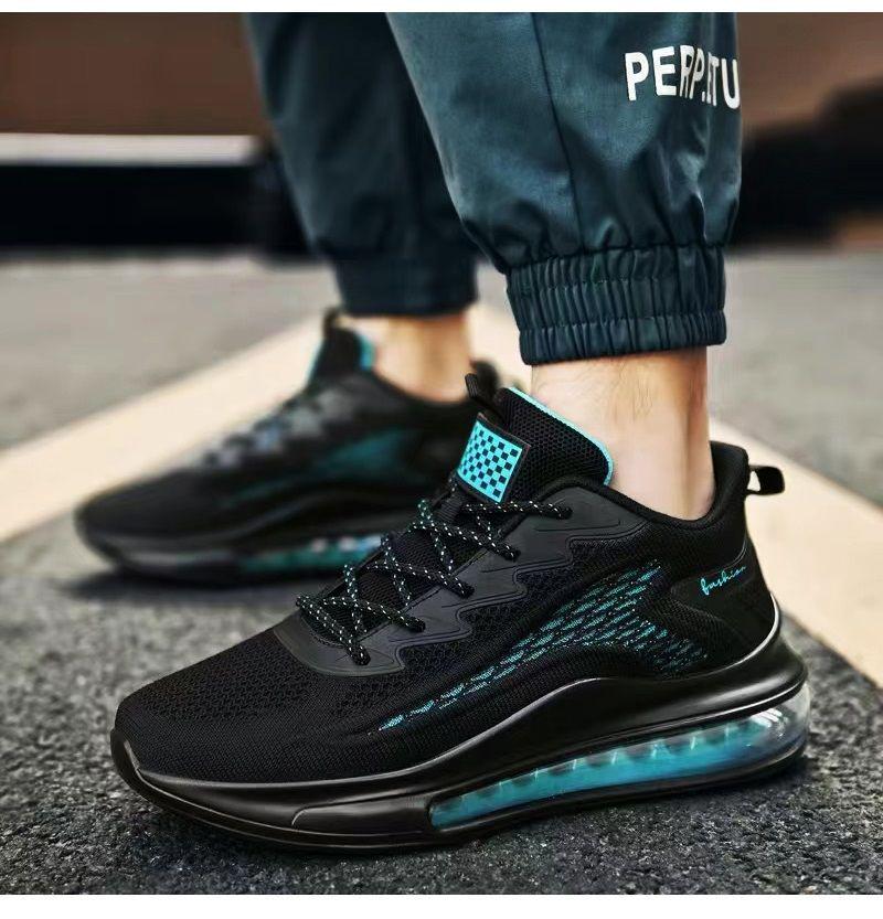 Men's Air Cushion Running Shoes - Spring/Autumn Breathable Soft Sole Casual Sports Sneakers