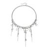 Star Drop Chain Necklace With Delicate Tassels Everyday Elegant Jewelry for Various Occasions