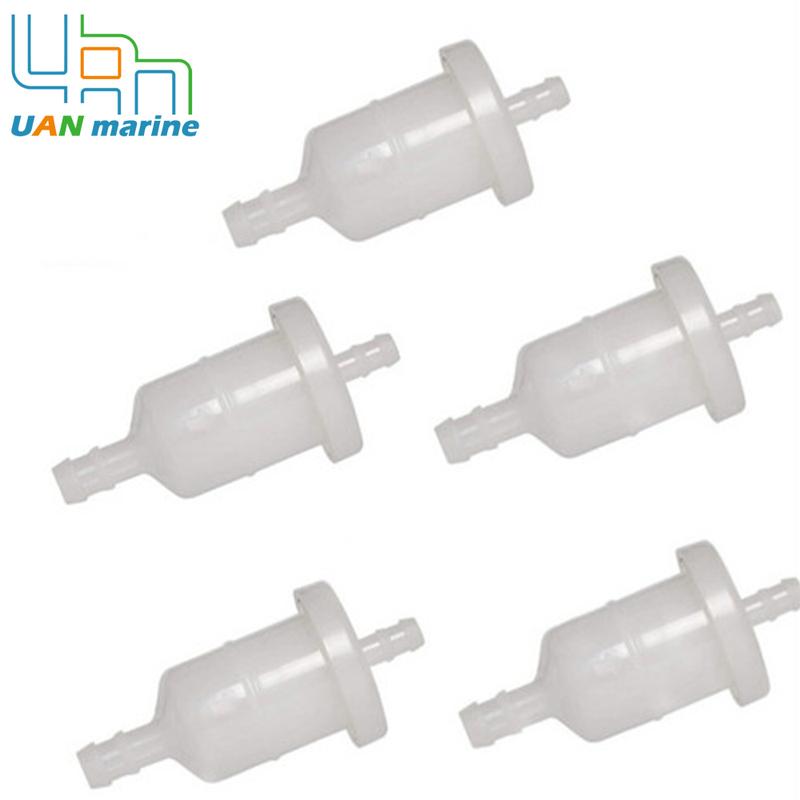 5PCS Inline Fuel Filter 16910-ZV4-015 for Honda BF 8 9.9 10 15 20 25 30HP 4 Strock Outboard GC135 GC160 GCV520 16910-ZV4-005