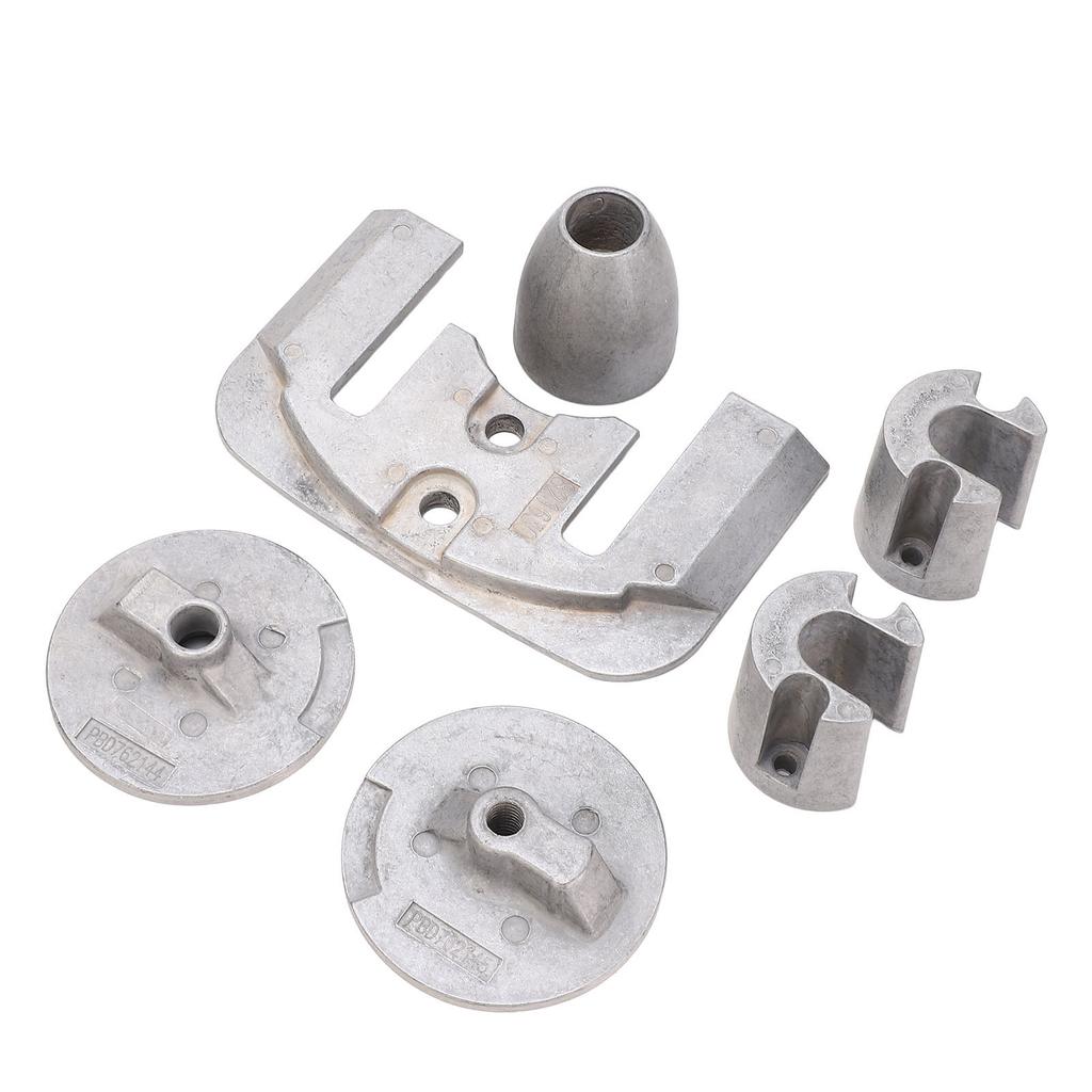 Marine Aluminum Anode Kit CMBRAVO3KITA Oxidation Resistant High Strength Boat Anode Kit Replacement for Bravo III
