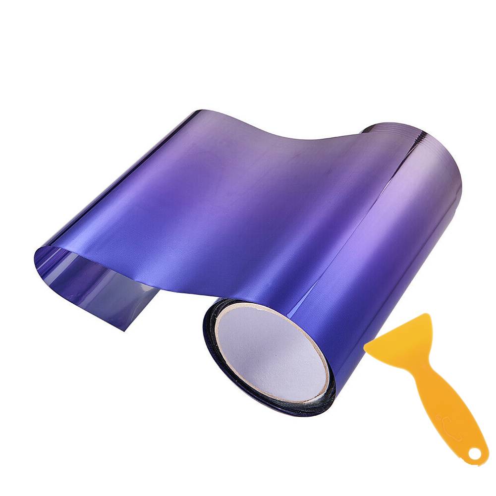 1x Car Sun Visor Strip Tint Film Front Windshield Shade Banner Accessories Black/ Purple/ Pink/ Green 135*20CM Car Stickers