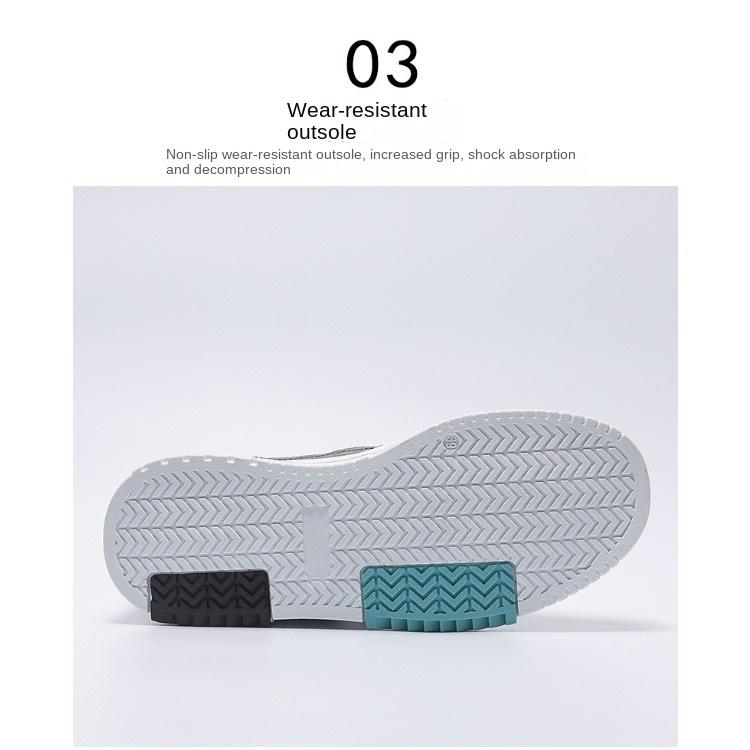 Men's Shoes Summer Breathable Little White Shoes Male Student Trend All Match Thick Sole Sports Casual Shoes Daddy Tide Shoes