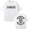 Sons of Anarchy SAMCRO Men  T-shirt Luxury Brand Fashion Big  Top Casual Short Sleeve Streetwear New Arrival Tee S-4XL#Color