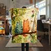 Cute Cats  Print Flannel Blanket, High Quality Comfortable for All Seasons, Home Decor, Warmth and Comfort