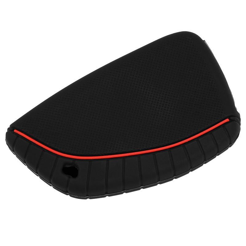 5 Buttons Car Remote Key Cover Fob Case Silicone Fit for Chevrolet Silverado GMC Sierra Buick   2024 Black
