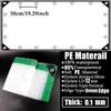 85% Clear PE Rainproof Cloth Home Window Transparent Windproof Screen Keep Warm Film Outdoor Pergola See Through Tarp Curtain