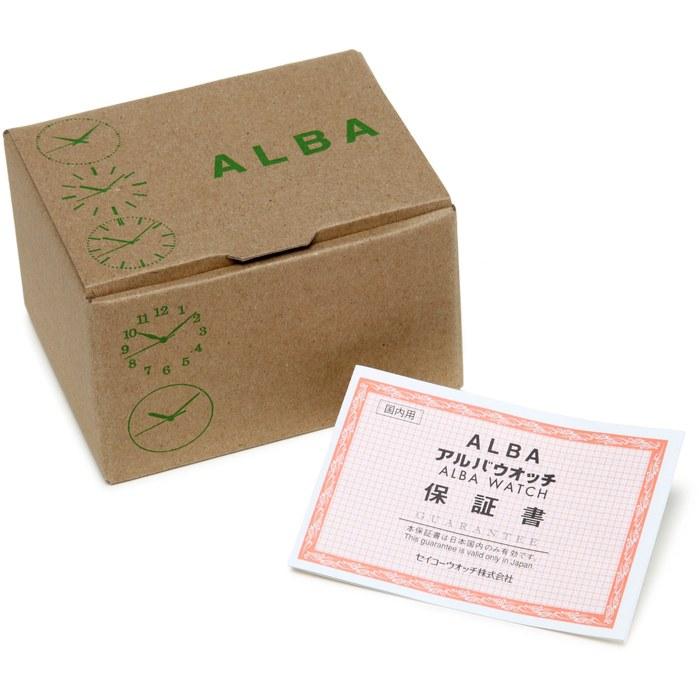 [Alba] Watch Silver AIGT004 Men's, Silver Dial