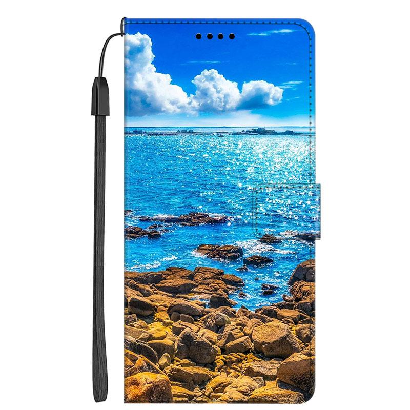 Leather Flip Cover For Redmi Note 14 Pro+ 5G Colorful Flower Patterns Phone Case For Redmi Note 14 4G 2025 Flip Case Wallet Bags