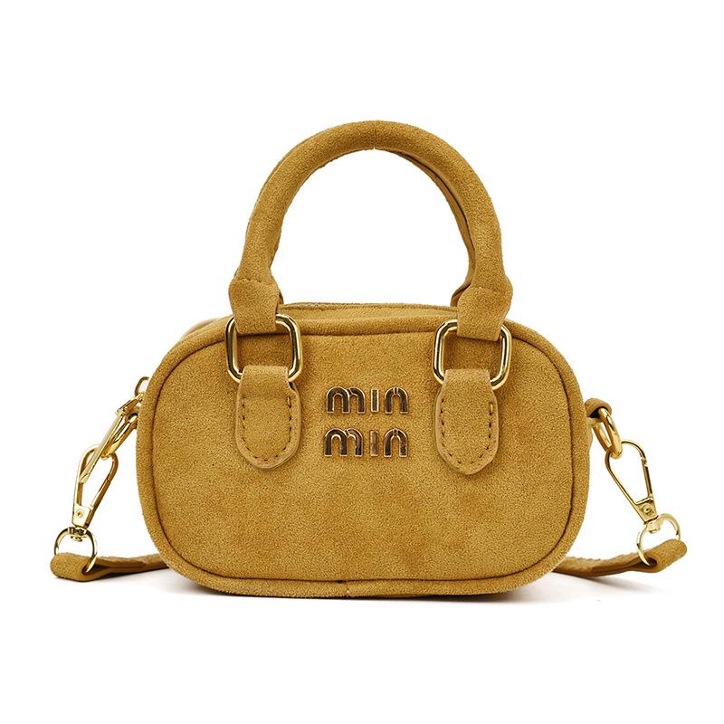 Korean Style Frosted Princess Crossbody Bag - Versatile Women's Shoulder Bag for Little Girls