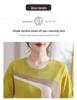 Young Mother's Stylish Ice Silk Knit Short Sleeve T-Shirt