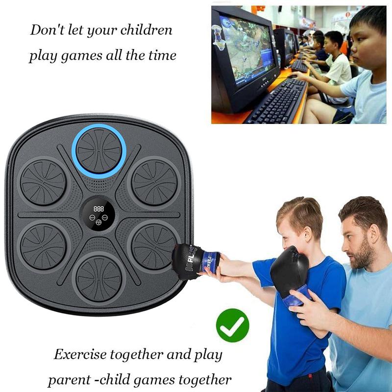 9 Levels Music Boxing Machine Wall Target LED Smart Boxing Game for Sports Home Exercise Boxing Training Punching Equipment