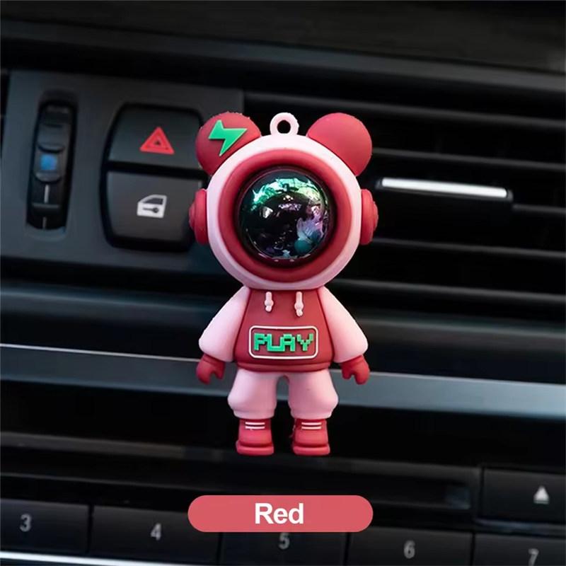 Auto Luftauslass Parfümclip Cartoon Astronaut Lufterfrischer Klimaanlagenauslass Aromatherapie Autoinnendekoration