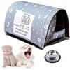 Cat House for Outdoor Cats In Winter, Thickened Weatherproof Foldable, Houses for Feral Cats Stray Cats Shelter Home Keep Warm Outdoor Indoor Garden