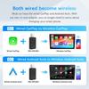 2in1 Wired To Wireless CarPlay Android Auto Adapter For OEM Car Stereo With USB Plug And Play