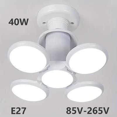 LED Garagenleuchte / Kellerleuchte / Schlafzimmerleuchte / Flurleuchte / Wohnzimmerleuchte E27 Faltbare Kugellampe Weitspannungsbirne, 40W Leistung