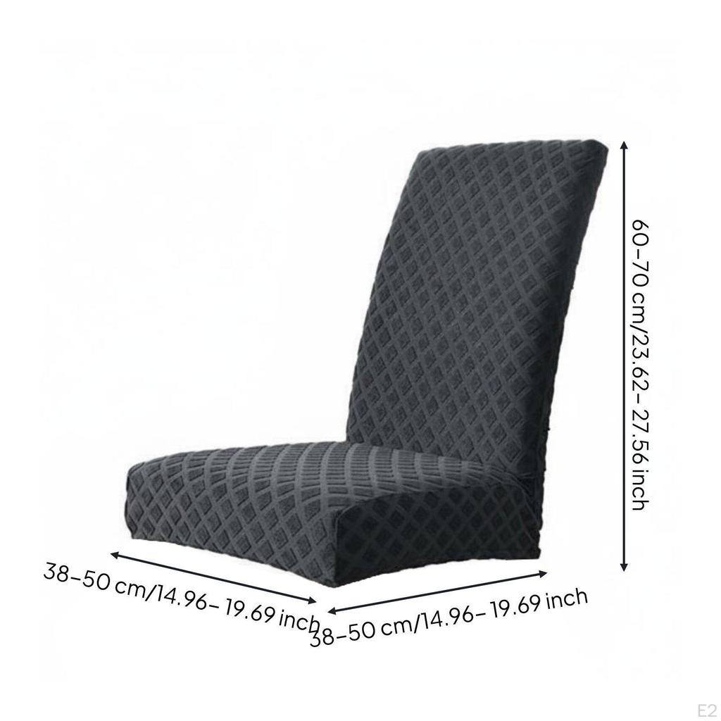 Stretch Dining Chair Cover Full Coverage High Back Stretchy