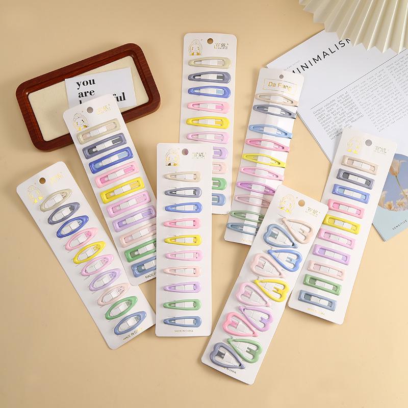 2023 Ice Cream Color Star Hair Clips for Girls – Cute BB Bangs Clips