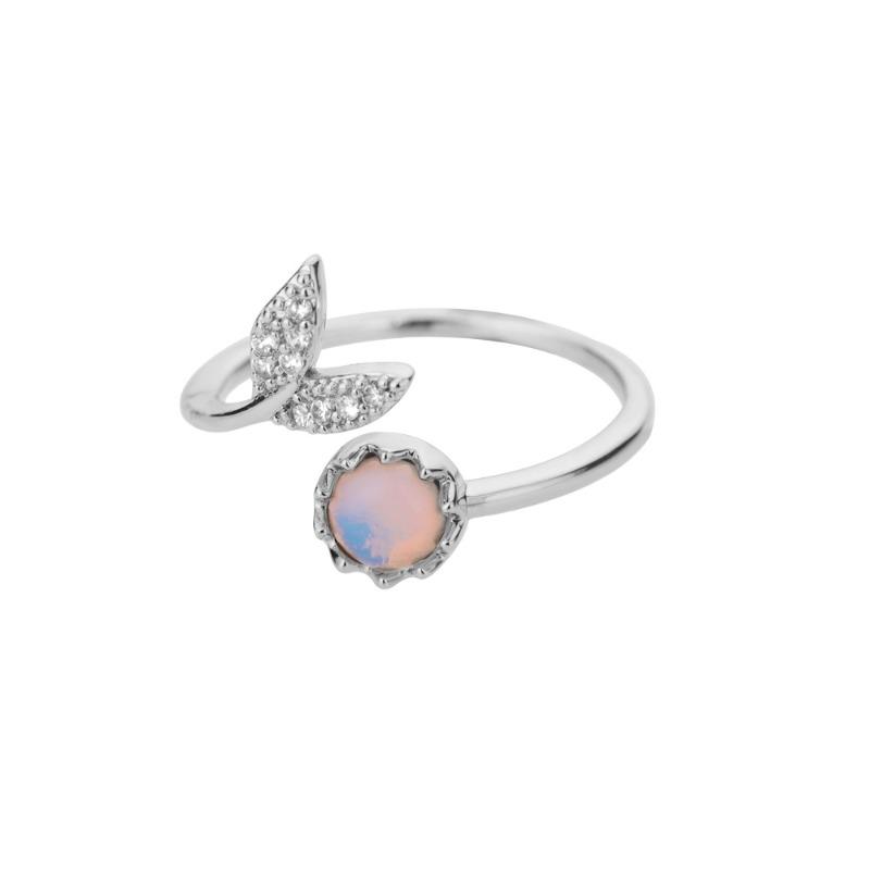 Hot Sale Flower Ring Women's Niche Design High Sense Fashion Personality Ring Opening Adjustable Index Finger Ring