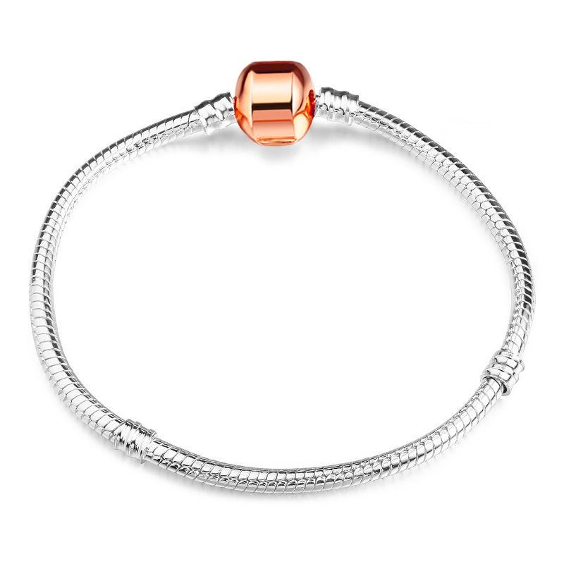 High Quality Snake Bone Basic Chain Charm Bracelet Fit Original DIY Bead Bracelets For Women Girl Jewelry Making