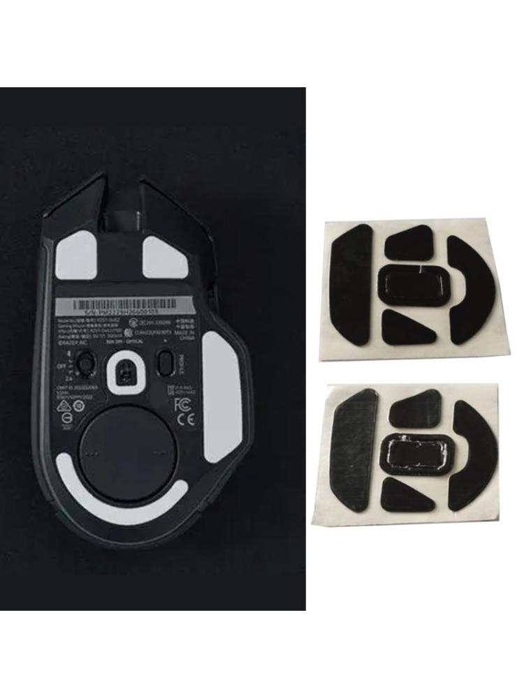 2 Sets Maus Füße Maus Skates Für BASILISK V3 Maus Schwarz Maus Gleitet Gebogene Kante