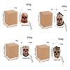 Festival Halloween Resins Skull with Axes Rose Flame Feature Figurine Collectible Ornament for Party and Home Setting